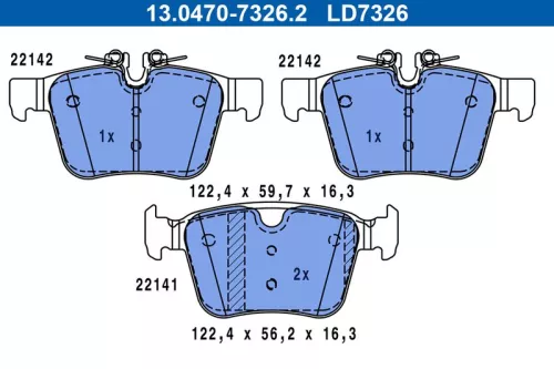 Brake Pad Set, disc brake