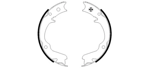 Brake Shoe Set, parking brake