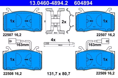 Brake Pad Set, disc brake