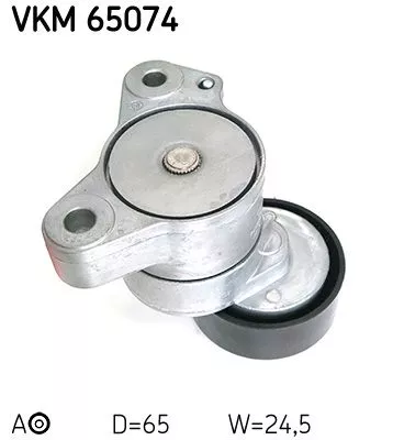 SKF Belt Tensioner, V-ribbed belt (VKM65074)