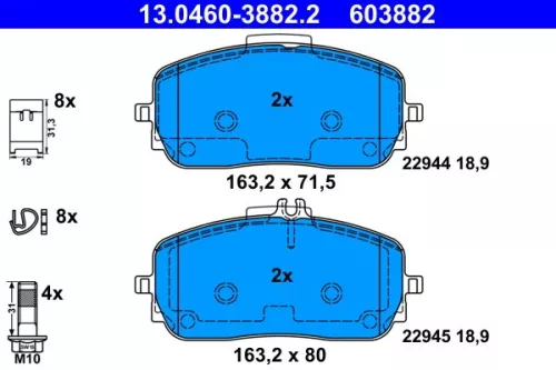 Brake Pad Set, disc brake