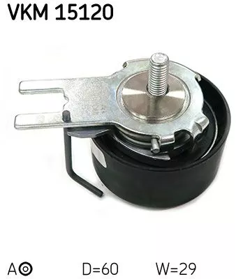 SKF Tensioner Pulley, timing belt (VKM15120)
