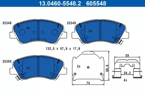 Brake Pad Set, disc brake