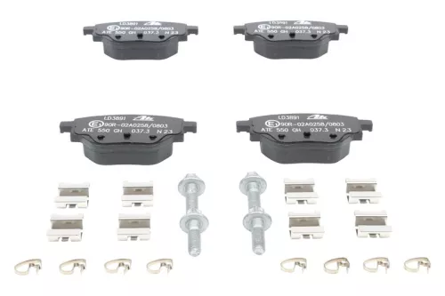 ATE Brake Pad Set, disc brake (13.0470-3891.2)