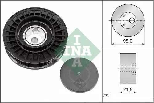 Tensioner Pulley, V-ribbed belt