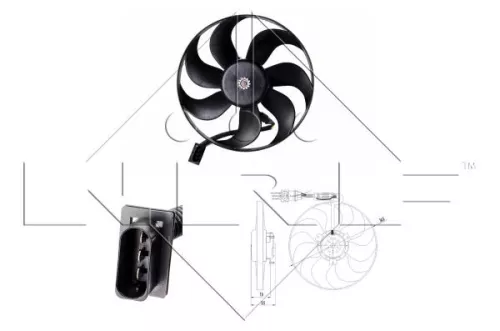 Fan, engine cooling