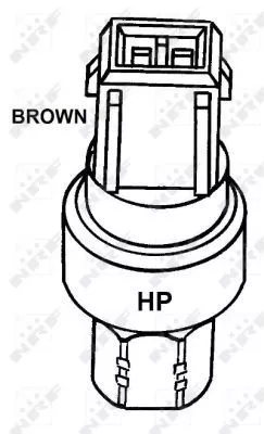 NRF Pressure Switch, air conditioning (38913)