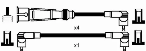 NGK Ignition Cable Kit (7313)