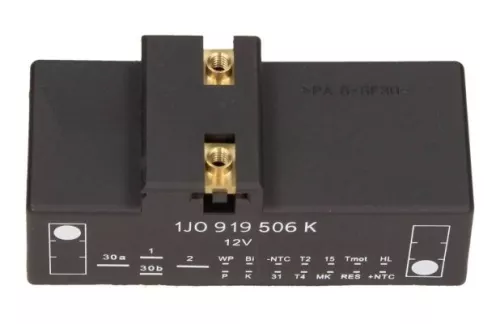 Relay, radiator fan overrun