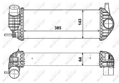 NRF Charge Air Cooler (30468)