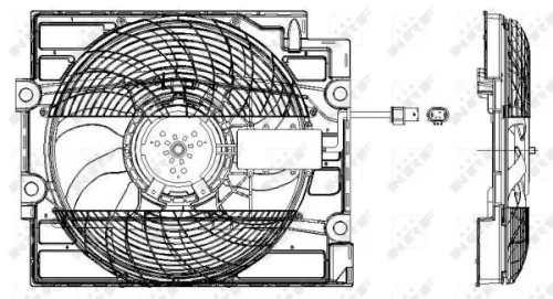 NRF Fan, engine cooling (47211)