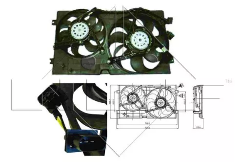 Fan, engine cooling