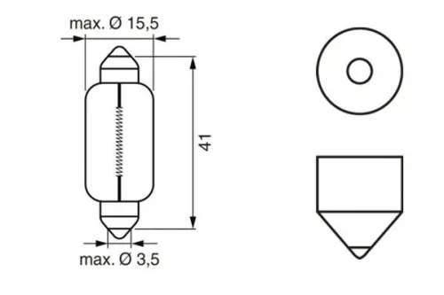 BOSCH Bulb (1 987 302 238)