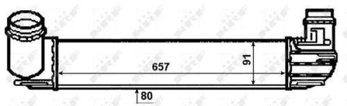NRF Charge Air Cooler (30481)