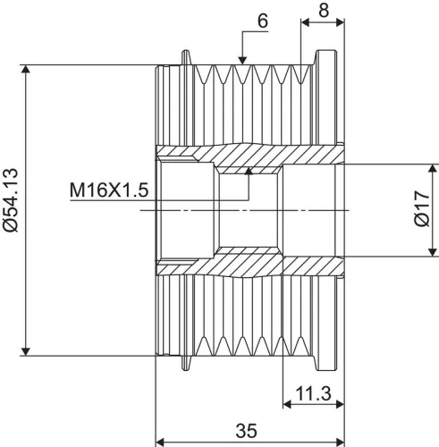 VALEO Alternator Freewheel Clutch (588003)