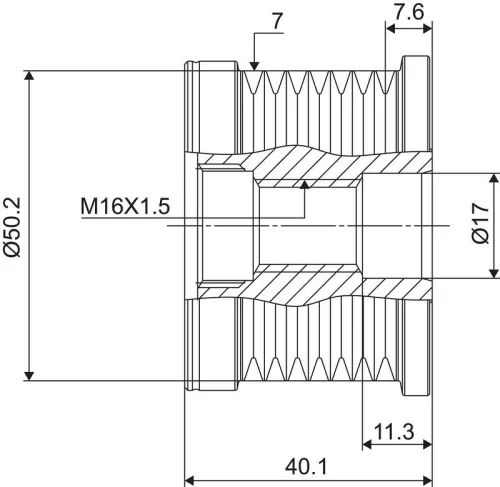 VALEO Alternator Freewheel Clutch (588100)