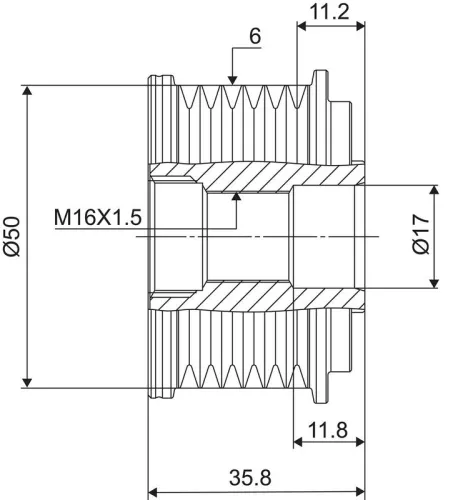 VALEO Alternator Freewheel Clutch (588019)