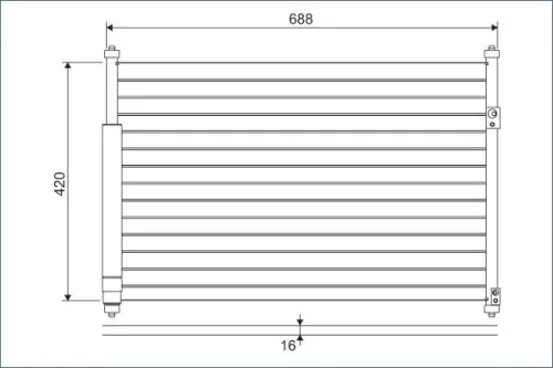 Condenser, air conditioning