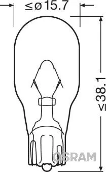 OSRAM Bulb, direction indicator (921NA)