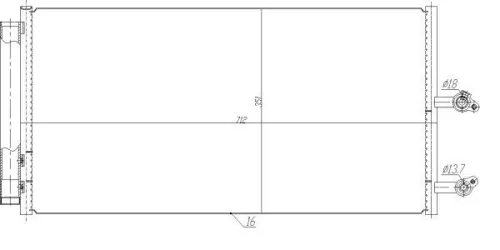 NRF Condenser, air conditioning (350470)