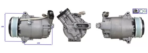 Compressor, air conditioning