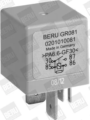 BorgWarner (BERU) Relay, glow plug system (GR081)