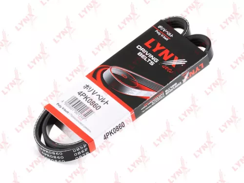 LYNXAUTO Poly V-Belt (4PK0860)