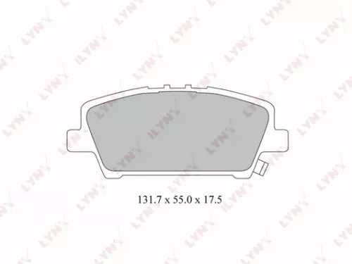 Disc brake pads, front