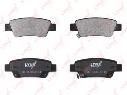 LYNXAUTO Disc brake pads, rear (BD-3430)