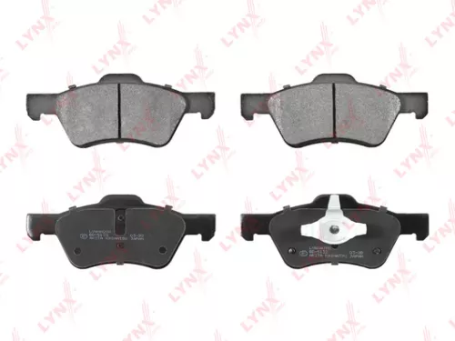 Disc brake pads, front