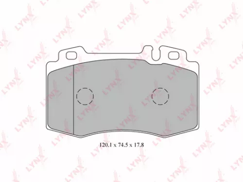 Disc brake pads, front