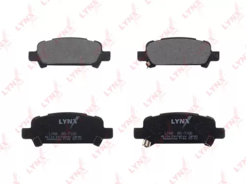 LYNXAUTO Disc brake pads, rear (BD-7106)