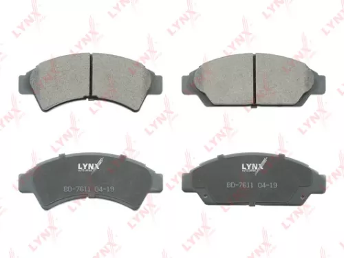 Disc brake pads, front