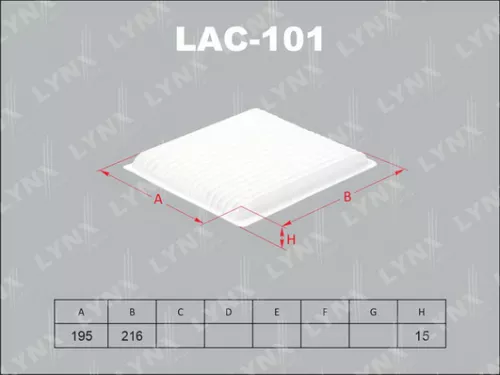 LYNXAUTO Cabin filter (LAC-101)