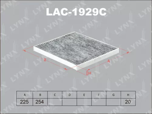 Cabin filter, carbon