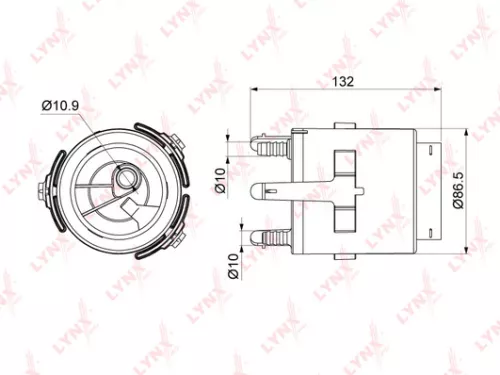 Fuel filter, in-tank