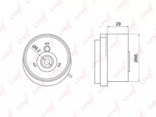 Tension pulley, timing belt