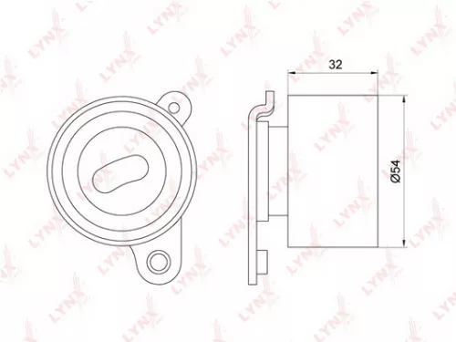 Tension pulley, timing belt