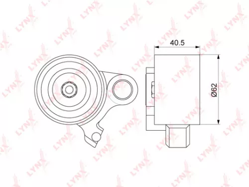 Tension pulley, timing belt