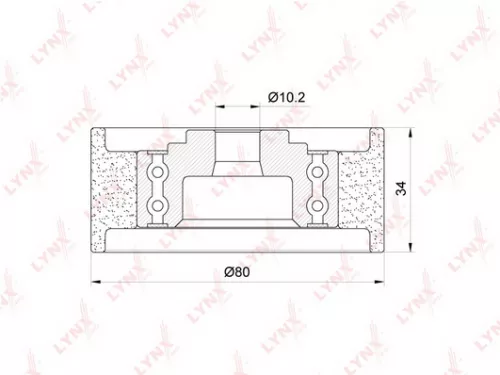 Deflection/Guide pulley (assembly), timing belt