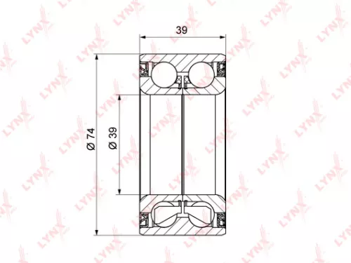 Wheel bearing, front